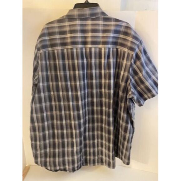 Perry Ellis Short Sleeve Button Down Short Sleeve Shirt 3X XXXL - Picture 2 of 4